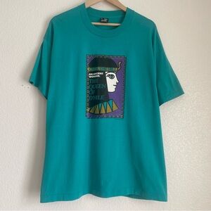 Vintage 1996 Over the Hill The Queen of D'nile graphic printed t-shirt, XL